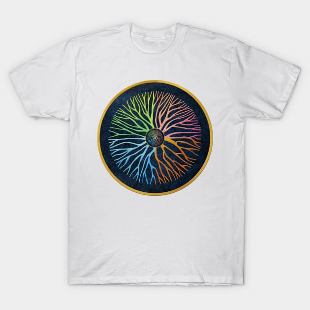 Life Tree Mandala T-Shirt by aklara